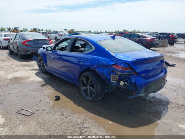 KMTG34TA6PU107494 Genesis G70 2.0t Rwd