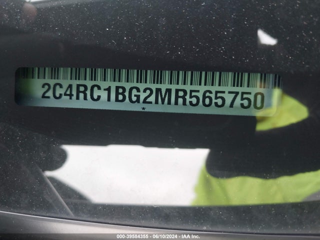 2C4RC1BG2MR565750 Chrysler Pacifica Touring L