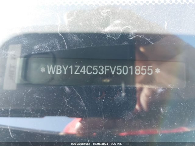 WBY1Z4C53FV501855 BMW I3 Base W/range Extender
