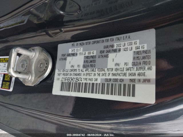 JC1NFAEK3H0125474 Fiat 124 Spider Lusso