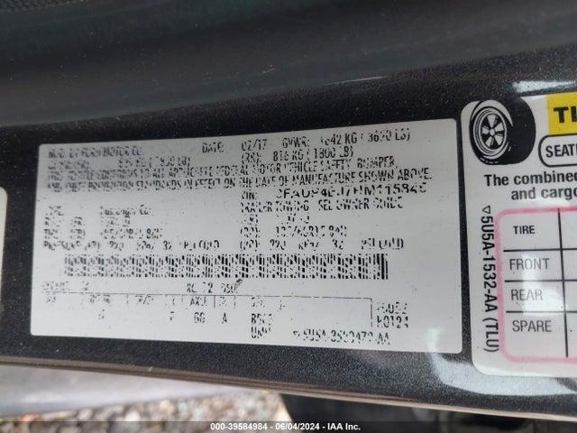 Ford FIESTA SE 2017 3FADP4EJ7HM115845 Image 9