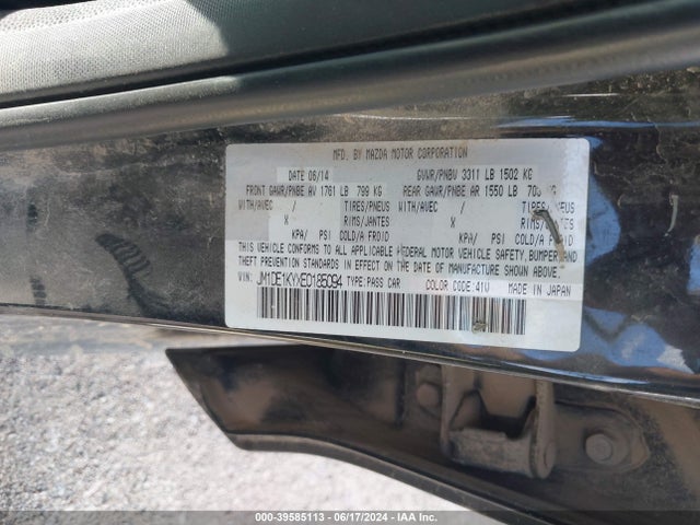 Mazda Mazda2 Sport 2014 JM1DE1KYXE0185094 Image 9
