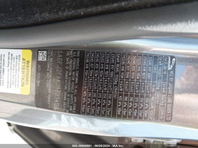 SADFJ2FXXJ1Z31404 Jaguar E-pace R-dynamic S/s