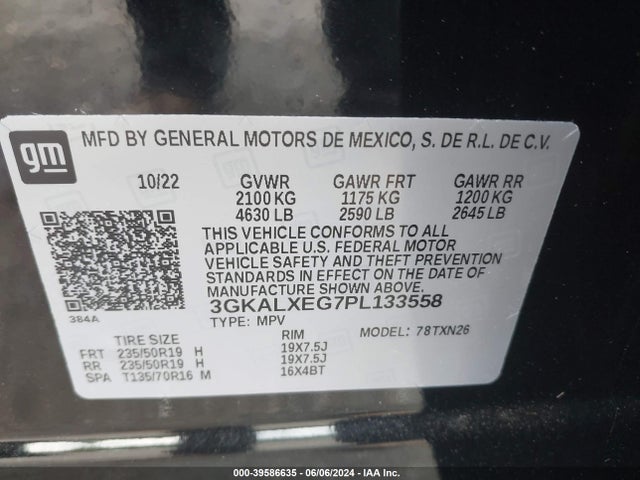 GMC Terrain Awd Denali 2023 3GKALXEG7PL133558 Image 9
