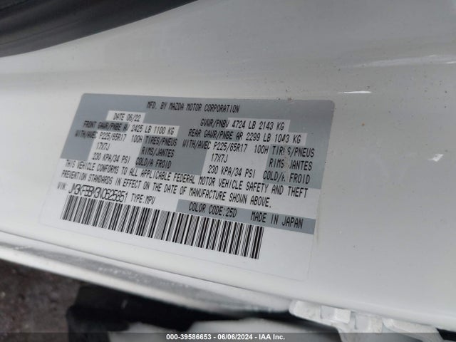 JM3KFBBM3N0625851 Mazda Cx-5 2.5 S Select