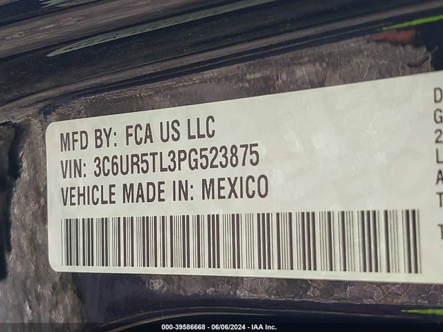 RAM 2500 Limited Mega Cab 4x4 6'4 Box 2023 3C6UR5TL3PG523875 Image 9