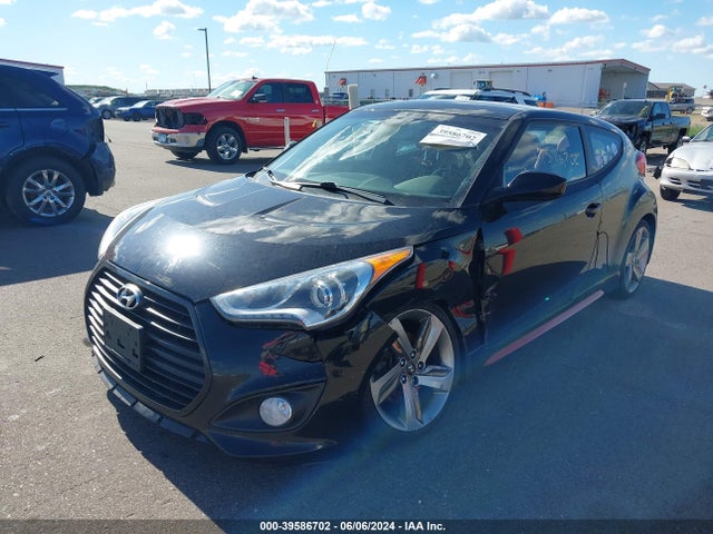 Hyundai Veloster Turbo R-spec 2014 KMHTC6AE8EU198596 Image 2
