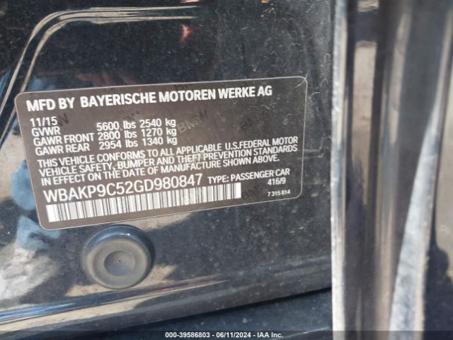 WBAKP9C52GD980847 BMW 550i Xdrive