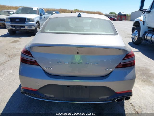 KMTG34TA7PU130931 Genesis G70 2.0t Awd