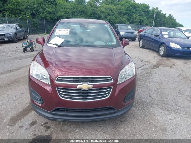 Chevrolet Trax 1ls 2016 3GNCJNSB7GL233514 Image 12
