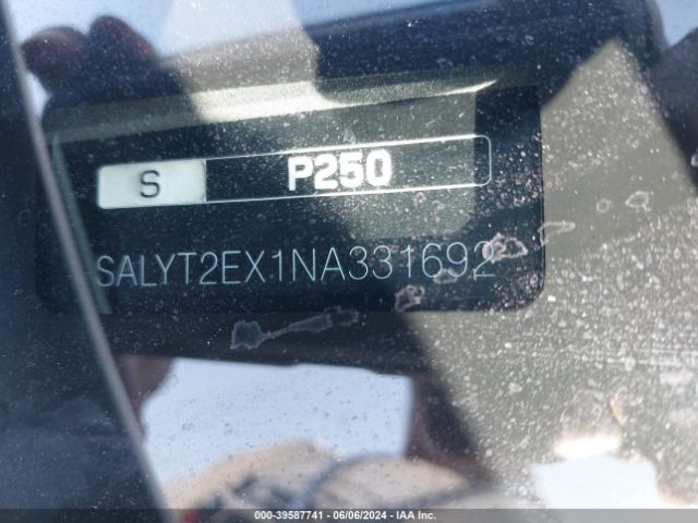 SALYT2EX1NA331692 Land Rover Range Rover Velar P250 R-dynamic S