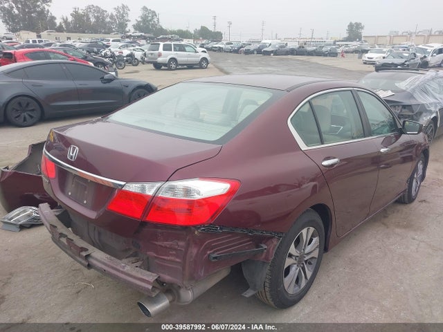 Honda ACCORD LX 2014 1HGCR2F36EA234145 Image 4