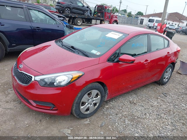 KIA FORTE LX 2016 KNAFK4A6XG5588627 Image 2
