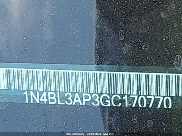 1N4BL3AP3GC170770 Nissan Altima 3.5 Sl