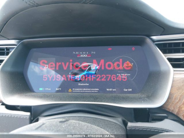 5YJSA1E40HF227645 Tesla Model S 100d/60d/75d/90d/p100d