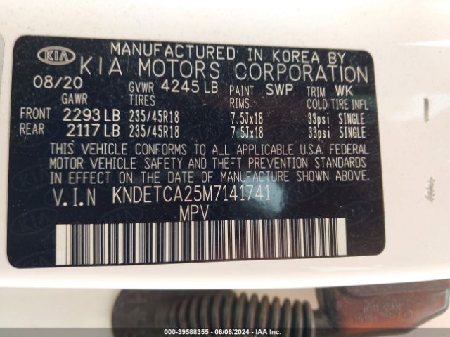 KNDETCA25M7141741 KIA Seltos Sx Turbo