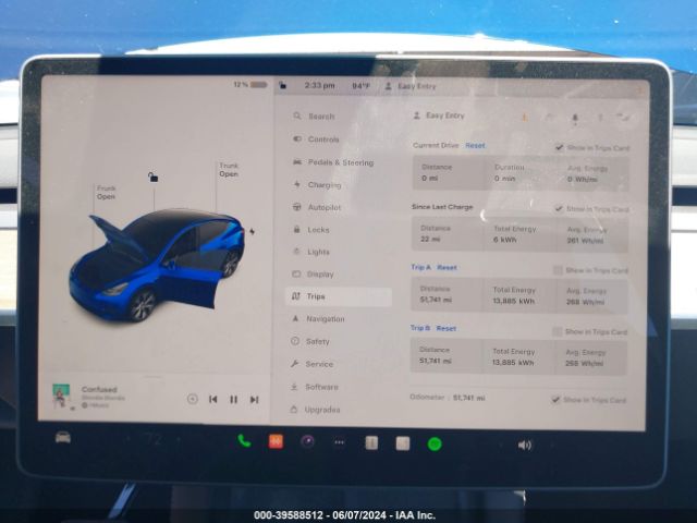2022 TESLA MODEL Y 7SAYGAEE0NF519845 Photo 6