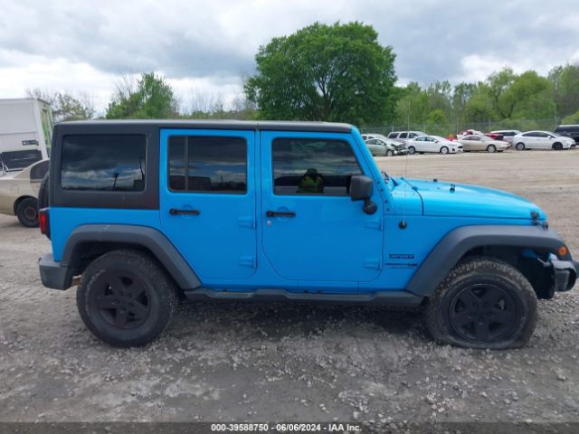 1C4BJWDG0JL858942 Jeep Wrangler Jk Unlimited Sport S 4x4