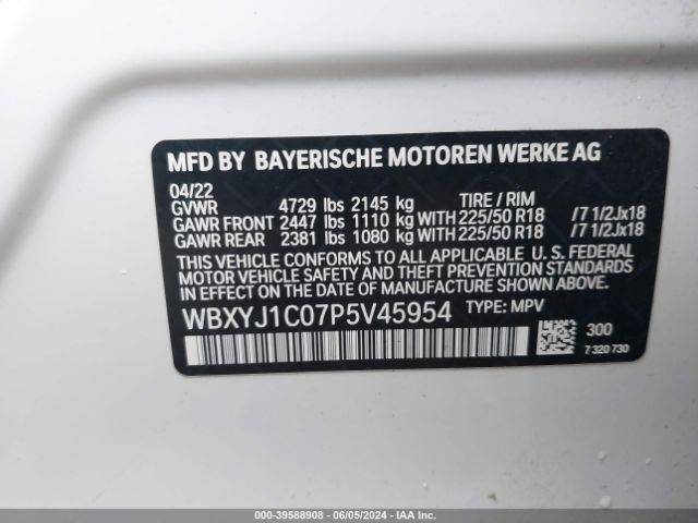 WBXYJ1C07P5V45954 BMW X2 Xdrive28i