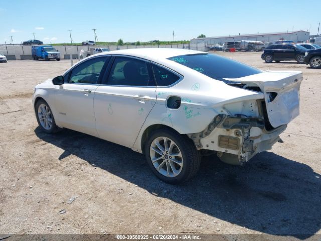 3FA6P0MUXKR272843 Ford Fusion Hybrid Sel