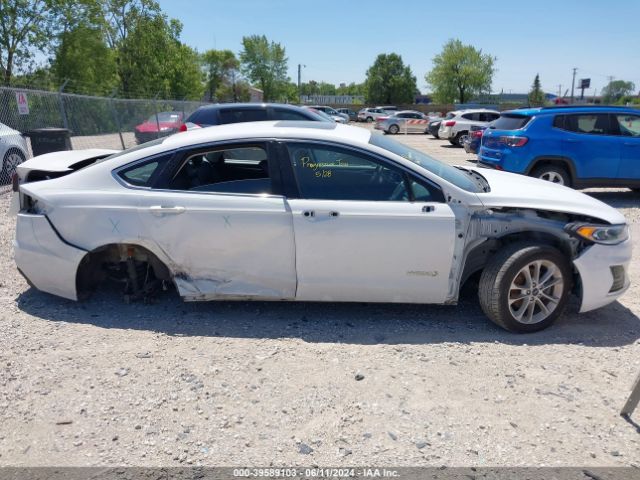 3FA6P0MU8KR110077 Ford Fusion Hybrid Sel