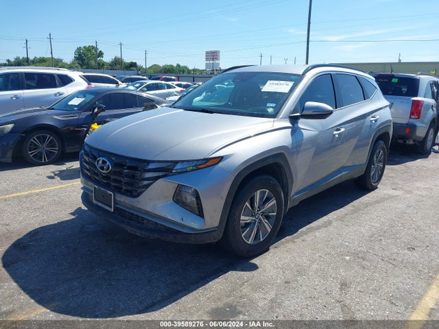 KM8JBCA14NU025728 Hyundai Tucson Hybrid Blue