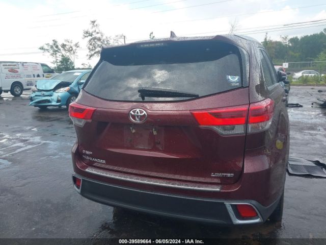 5TDYZRFH5KS342280 Toyota Highlander Limited