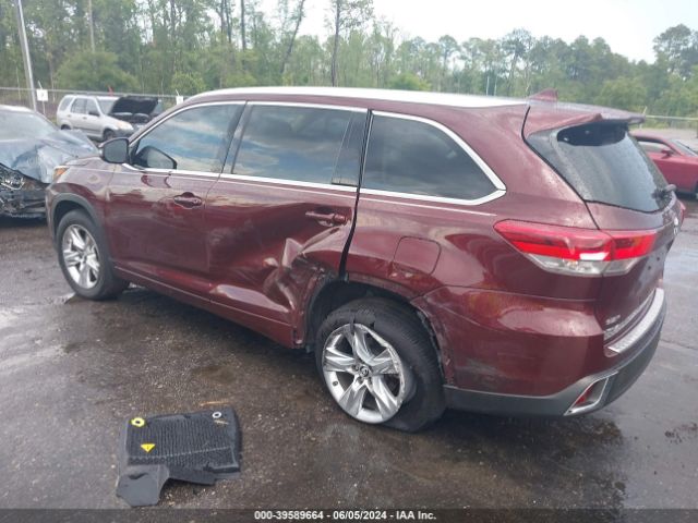 5TDYZRFH5KS342280 Toyota Highlander Limited