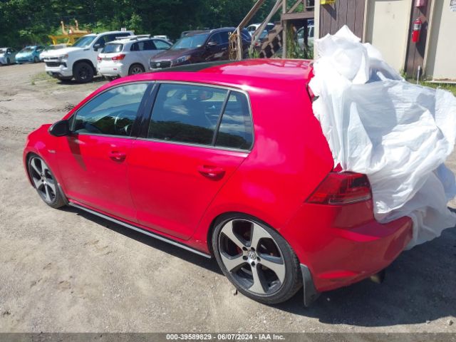 3VW5T7AU5FM088246 Volkswagen Golf Gti 2.0t Se 4-door