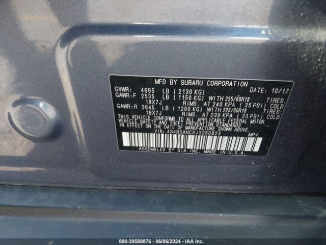 4S4BSANCXJ3250823 Subaru Outback 2.5i Limited