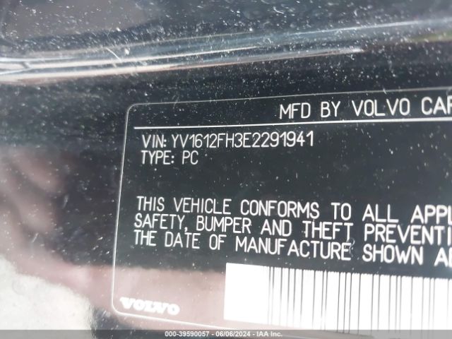 YV1612FH3E2291941 Volvo S60 T5/t5 Platinum/t5 Premier/t5 Premier Plus