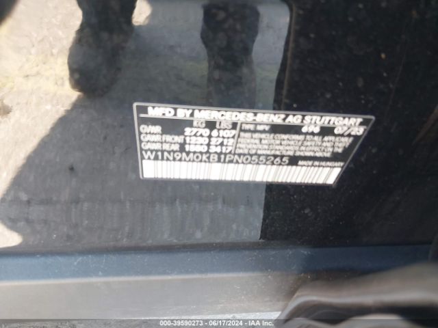 W1N9M0KB1PN055265 Mercedes-Benz Eqb 300 Suv 4matic