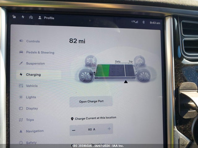 5YJSA1H17EFP55731 Tesla Model S P85