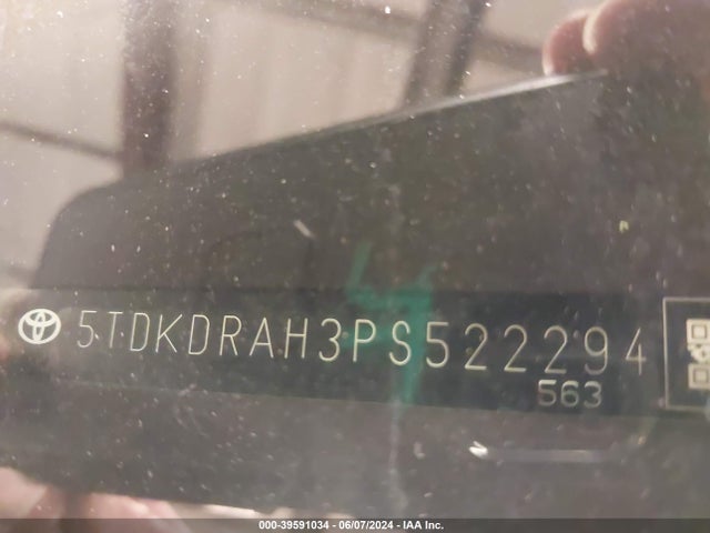 Toyota Highlander Xle 2023 5TDKDRAH3PS522294 Image 9