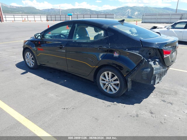 Продаж на аукціоні авто 2014 Hyundai Elantra Se, vin: 5NPDH4AE5EH541647, номер лоту: 39591326