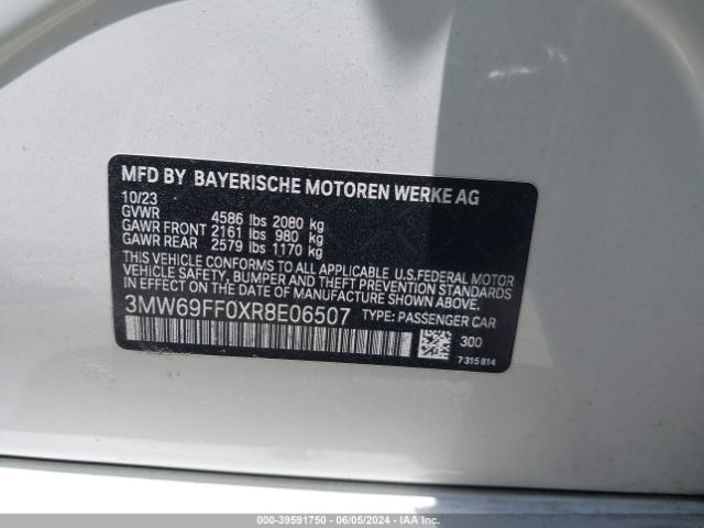 3MW69FF0XR8E06507 BMW 3 Series 330i