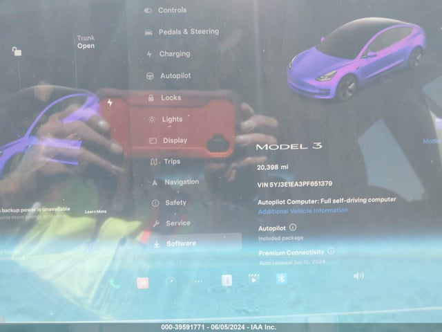2023 TESLA MODEL 3 5YJ3E1EA3PF651379 Photo 6