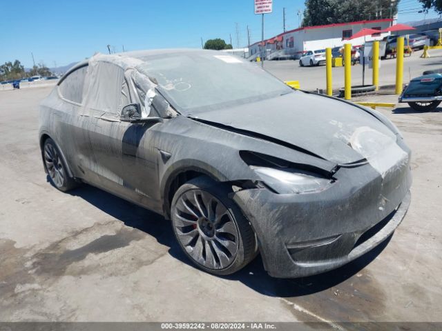 Продаж на аукціоні авто 2021 Tesla Model Y Performance Dual Motor All-wheel Drive, vin: 5YJYGDEF8MF266649, номер лоту: 39592242