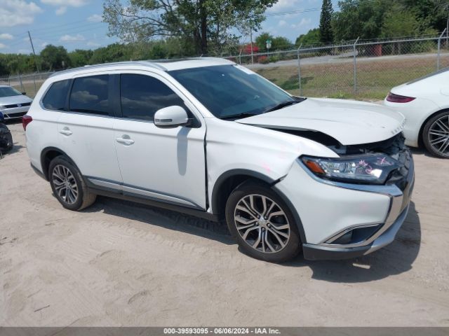 39593095 :رقم المزاد ، JA4AD3A31HZ067727 vin ، 2017 Mitsubishi Outlander Sel مزاد بيع