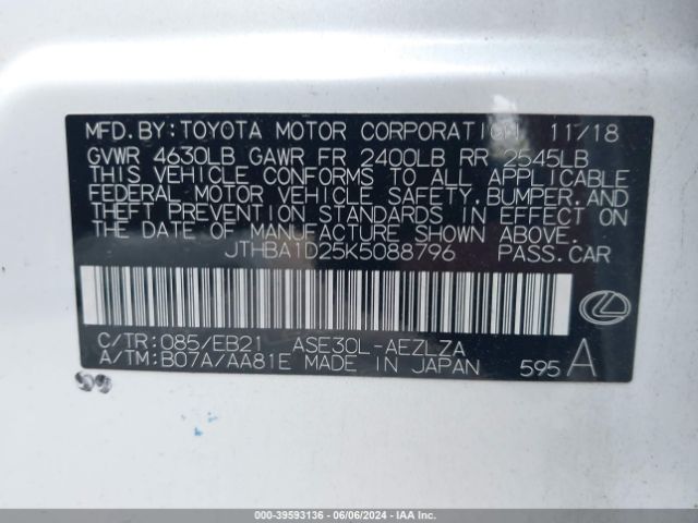 JTHBA1D25K5088796 Lexus IS 300