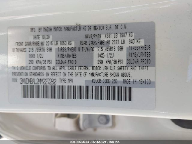 3MVDMBAL2MM227282 Mazda Cx-30 2.5 S