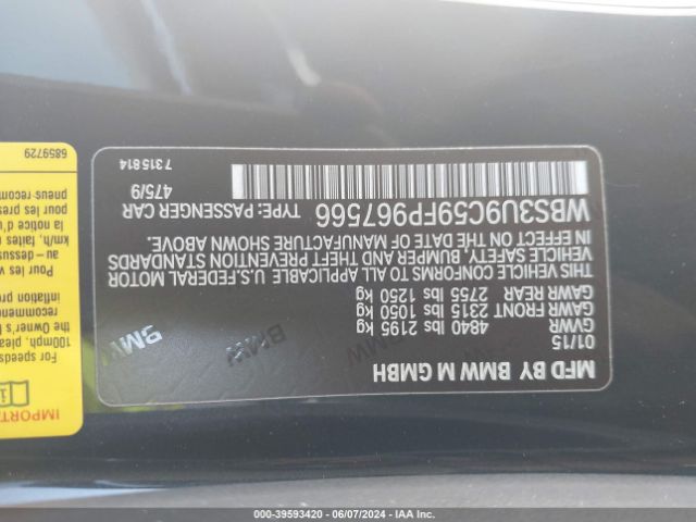 WBS3U9C59FP967566 BMW M4