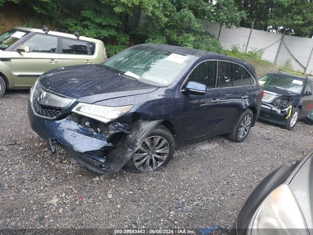 Acura Mdx Technology Package 2014 5FRYD4H41EB012848 Image 2