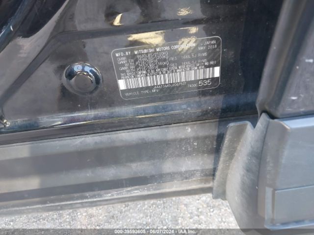 JA4AT3AA9JZ067501 Mitsubishi Eclipse Cross Es