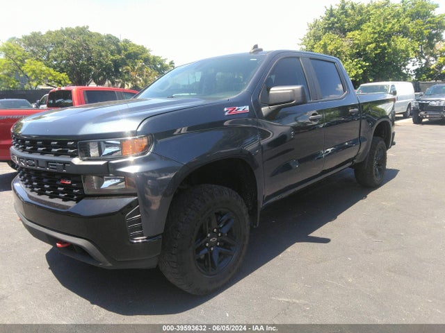 Chevrolet Silverado 1500 4wd  Short Bed Custom Trail Boss 2021 1GCPYCEF2MZ220179 Image 2