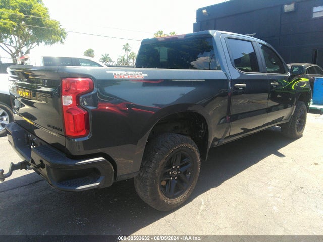 Chevrolet Silverado 1500 4wd  Short Bed Custom Trail Boss 2021 1GCPYCEF2MZ220179 Image 4