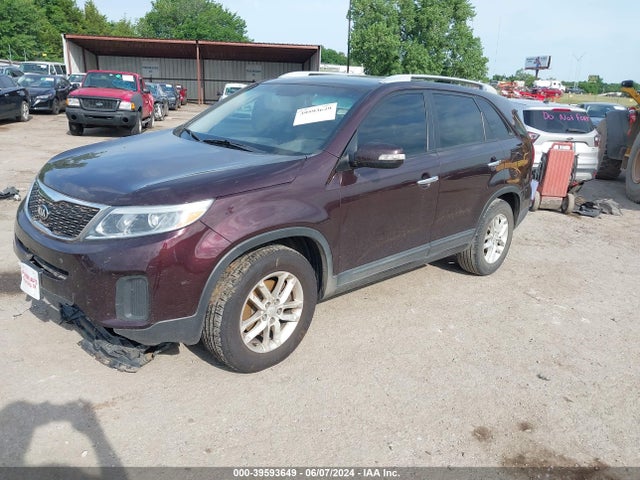 KIA Sorento Lx V6 2015 5XYKT4A75FG593456 Image 2