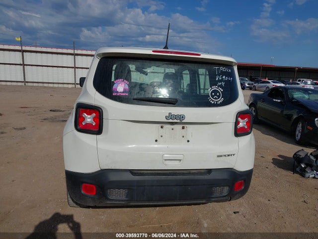 ZACNJAAB6KPK13487 Jeep Renegade Sport Fwd