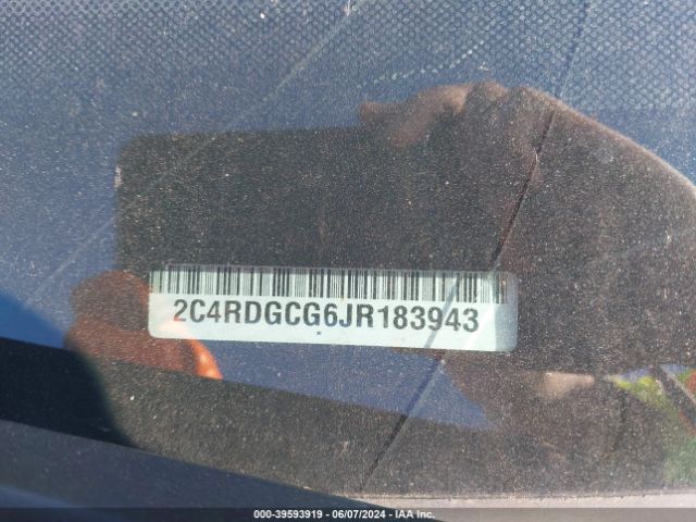 2C4RDGCG6JR183943 Dodge Grand Caravan Sxt