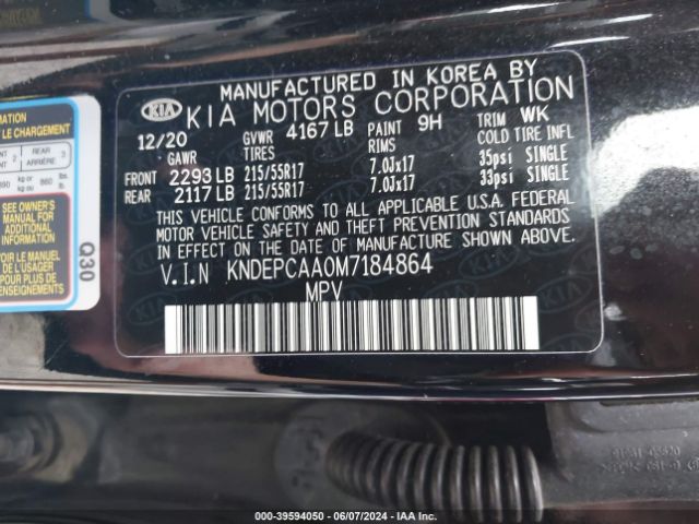 KNDEPCAA0M7184864 KIA Seltos Lx